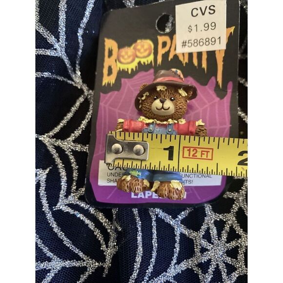 Halloween Vintage 1997 CVS Boo Party HALLOWEEN LAPELPIN 586891 Pumpkin Scarecrow - Picture 3 of 4